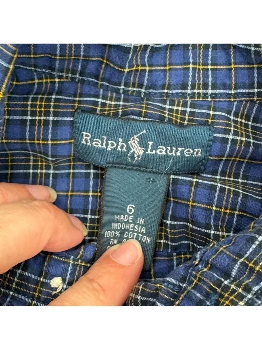 Ralph Lauren‎ Plaid Long Sleeve Button Down Shirt Bundle